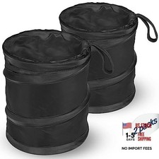 Car Trash Can, 2 Packs Mini Collapsible Pop-up Car Garbage Can  Waterproof