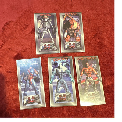 Nintendo Killer Instinct II Trading Card Lot of 5: Jago, Glacius, Spinal