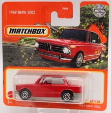 Matchbox 1969 Bmw 2002 Model Car - Red - New
