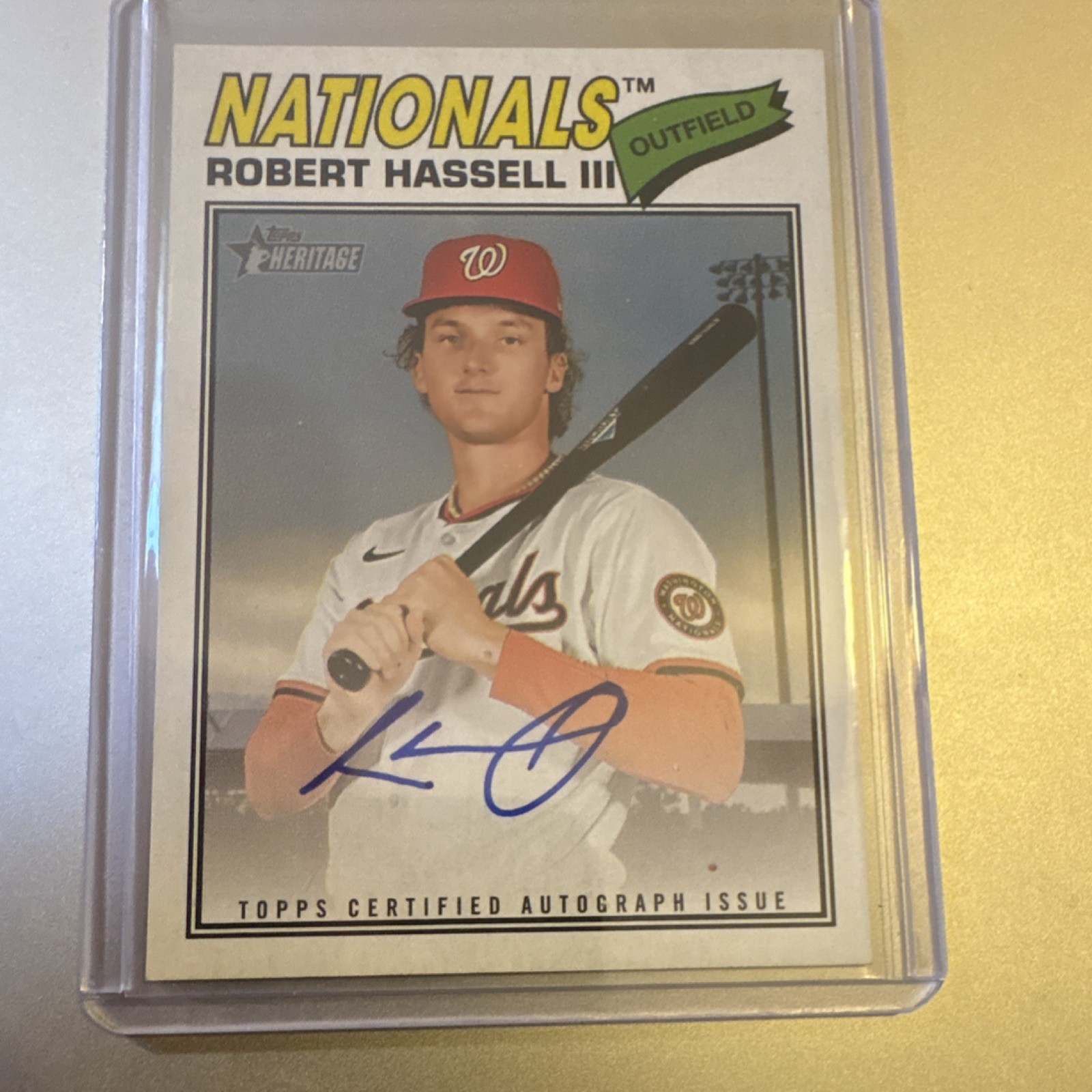 Topps Heritage 2025 High Number Real One Autographs Robert Hassell III Auto