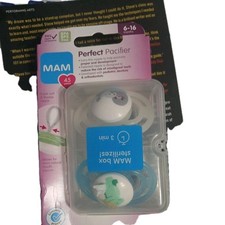 MAM Air Pacifiers 2 pack, Skin Soft Silicone Pacifiers 6 Months  NEW