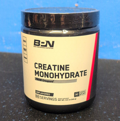 BPN Creatine Monohydrate Powder Unflavored NSF Sport 60 Servings 300 G