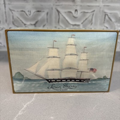 Louis Sherry New York Chocolate Tin Mary Maguire Ship Monticello #41763