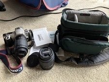 Canon EOS Rebel 2000 35mm Film Camera 28-80-210mm Tamron & 28-80mm lens