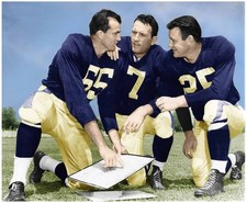Bob Waterfield-fears-vanbrocklin LA Rams  Colorized 8x10 Print-FREE SHIPPING