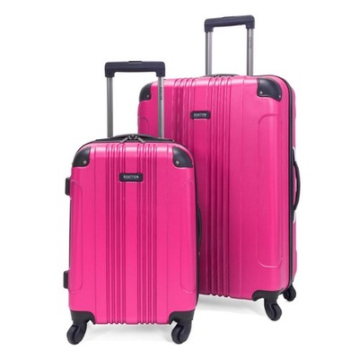 Out of Bounds Lightweight Hardshell 4-Wheel Spinner Luggage, Magenta, 2-Piece...