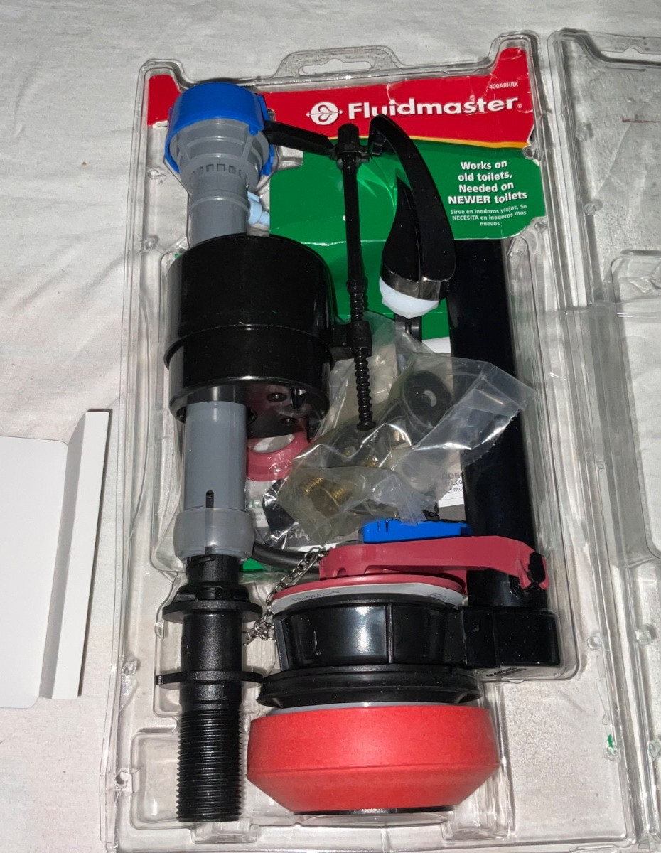Fluidmaster Toilet Tank 400AKHRK Complete Repair Kit UNIVERSAL ALL-IN-ONE PERFOR