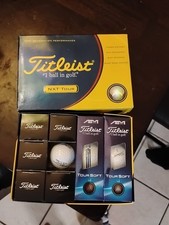 Titleist NXT Tour/Aim 360 Golf Balls White New NIB With Logo 6 of each