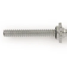 Sunny Health & Fitness 47" Threaded EZ Curl Chrome Bar - SF-SB03-47