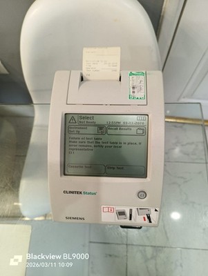 Bayer Clinitek Status Urinanalysegerät Probenprobe Tester
