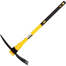 36" Shock Absorbing Fiberglass Handle Forged Steel Pickaxe