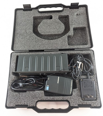 #ad Samson VR3TD Diversity Receiver amp; VT3L VHS Belt pack Transmitter w Clip On Mic $59.97