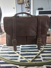 Ted Baker London Leather Briefcase Messenger ...