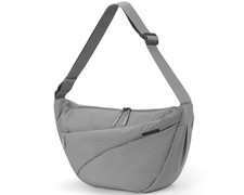 SUNUP Large Nylon Crescent Crossbody Bag for Women Men, Lightweight Soft Hobo...