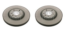 FEBI x2 Stk Bremsscheibe Vorderachse Für OPEL VAUXHALL Astra Classic H J 569077