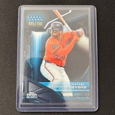 ⚙️BN 2026 TOPPS CHROME BLACK BASEBALL BLUE REFRACTOR /150 RAFAEL DEVERS