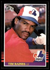 Tim Raines 1985 Donruss #299 Montreal Expos MLB READ FREE SHIPPING AutographDen