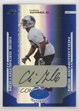2004 Leaf Certified Materials Mirror Blue Signatures 20/75 Chris Gamble Auto 2r5
