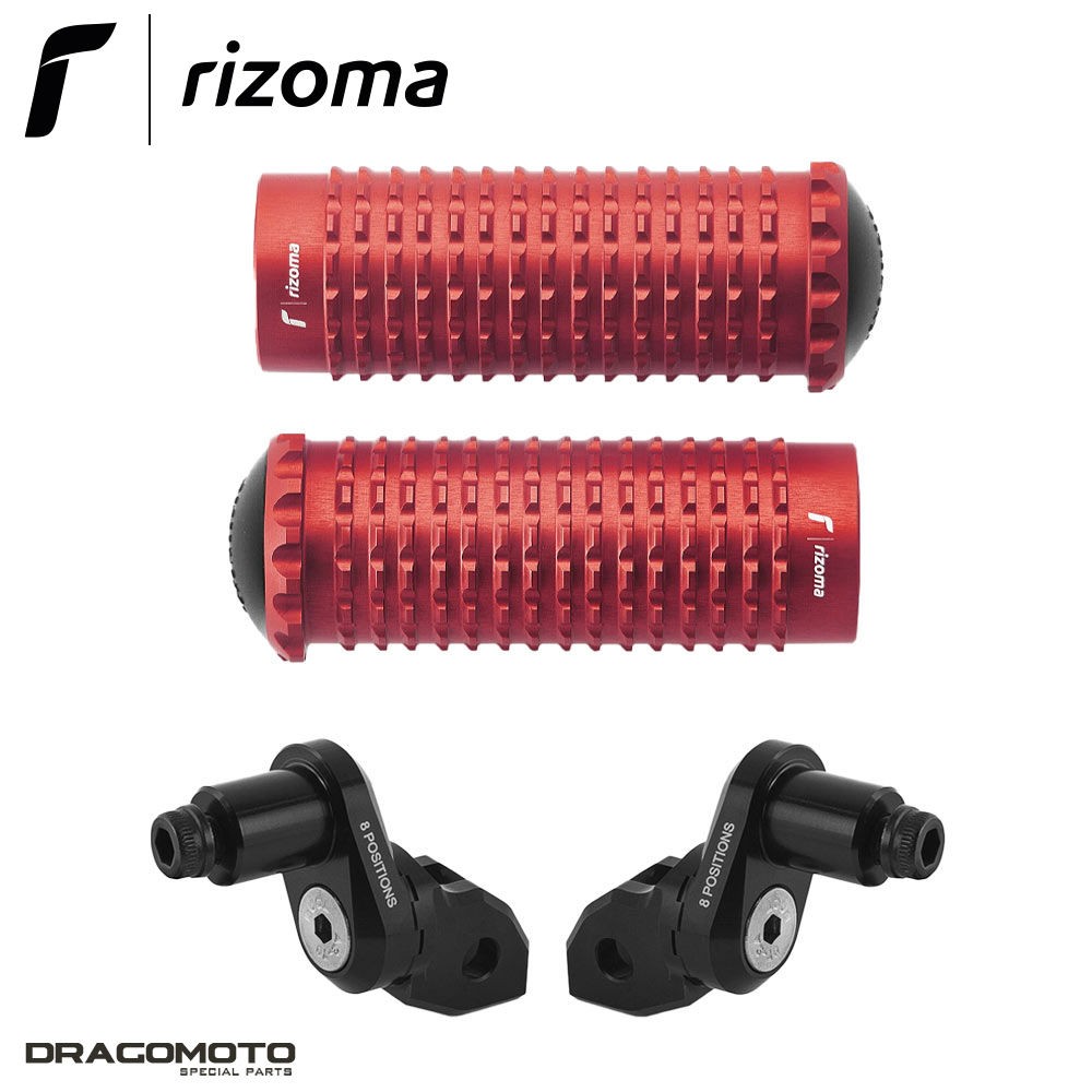 Pegs EXTRÊMES Triumph Thruxton RS 2023 RIZOMA anti-glisse avec adaptateurs PE772B