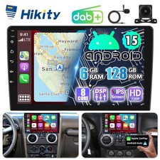 10,1" 6+128GB Android 15 Autoradio Für Jeep Wrangler JK 2007-2018 GPS WIFI DAB+