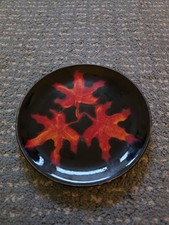 Assiette céramique POOLE FOREST FLAME