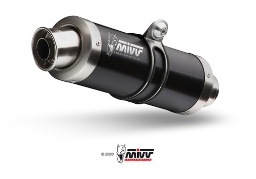 Scarico GILERA RUNNER 200 Mivv Gp Inox Nero G.002.LXB - Foto 3 di 3