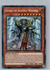 Yugioh! 2x Ehther the Heavenly Monarch RA04-EN018 Collector's Rare 1st Ed NM