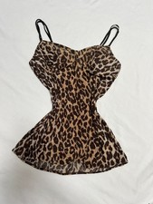 Dolce & Gabbana Leopard Print Corset Top Y2K ...