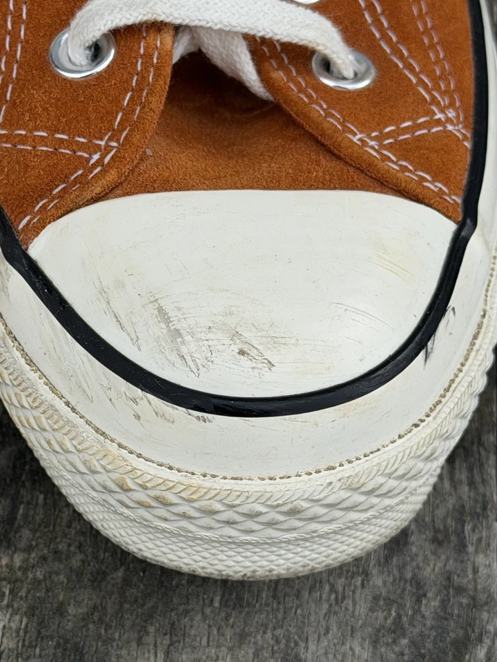 Sapatos de camurça laranja vintage Converse Chuck Taylor All Star - Masculino 11 Feminino 13-149443c - Imagem 3 de 4