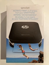 HP sprocket 100 smart phone photo printer   Untested