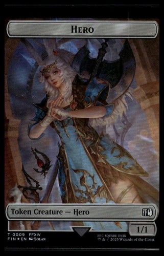 Hero 0009 / Treasure 0023 (Foil) Token MTG Final Fantasy