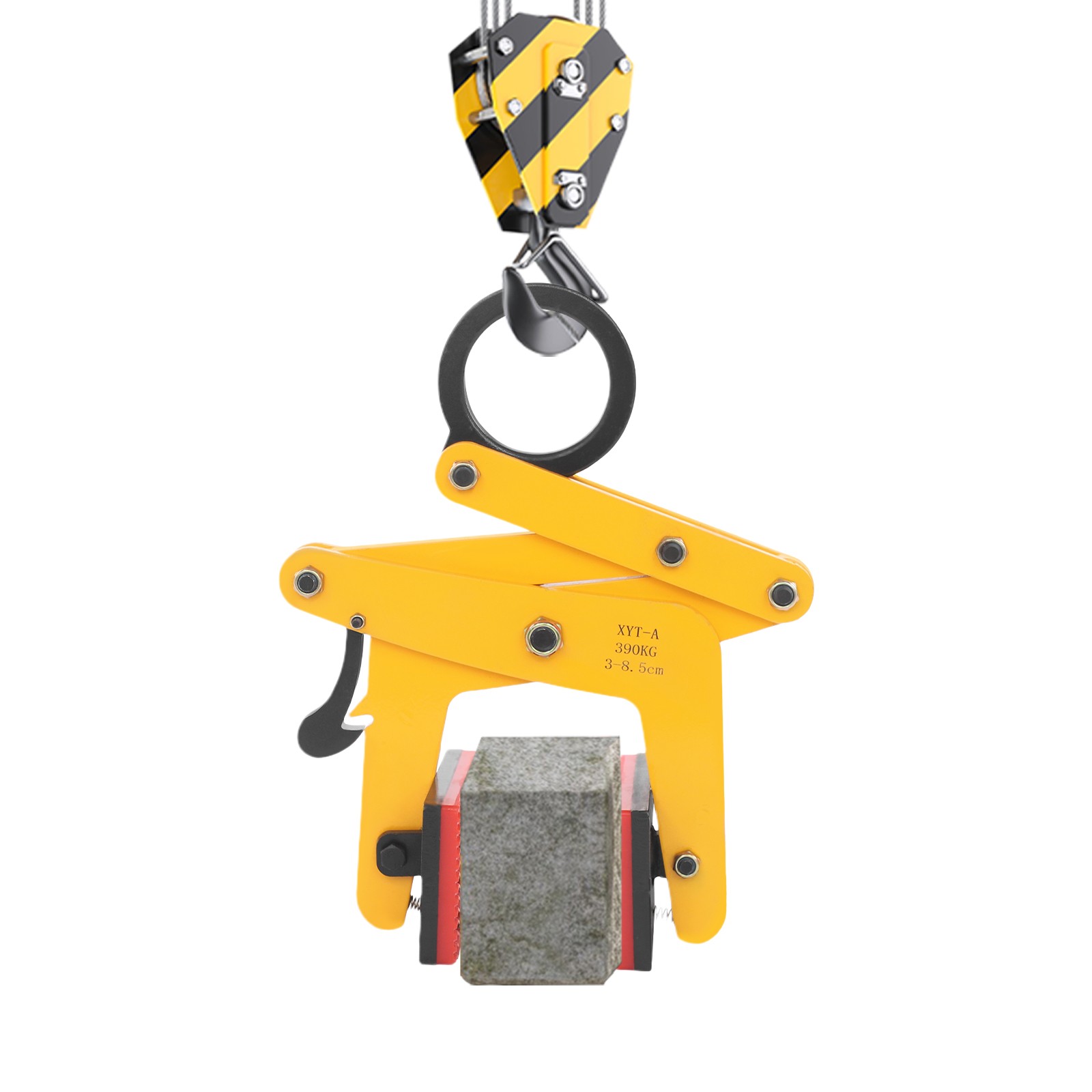 Slab Lifting Clamp, Heavy Duty Stone Lifting Equipment, 1.18-3.35in Adjustable