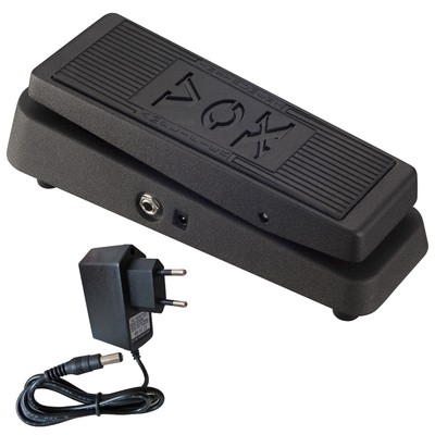 Vox V845 Wah-Wah Pedal Schwarz mit keepdrum Netzteil