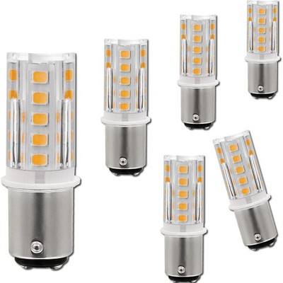 12V BA15D LED Bulb 1076 1142 1176 S8 3W 300Lm 2700K Warm White,DC Bayonet Dou...