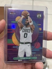 Jayson Tatum 2025-26 Topps Finest 019/200 Purple Refractor Uncommon #136 Celtics