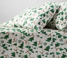 King 400 Thread Count Holiday Sheet Set Winte...