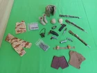 G.I. Joe Desert Warfare 36 Piece Set Uniform T-shirts Boots M-1 Rifles Hasbo