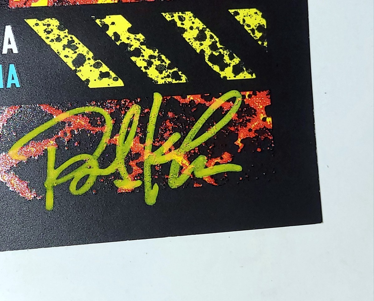 Pearl Jam Poster PITTSBURGH AP S/N #/200 OFFICIAL Screen Print 5
