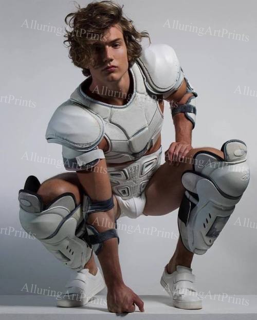 Male Model Photo Print Muscular Handsome Jock College Hunk Abs -UU1704