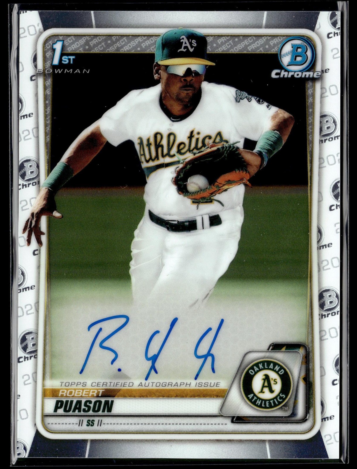 2020 Bowman Chrome #CPA-RP Robert Puason 1st Prospect Auto RC