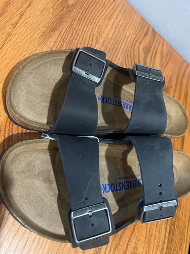 Birkenstock Unisex Sandals Arizona BS Soft Footbed Slides Oiled Leather M 7 L 5 - Picture 11 of 11