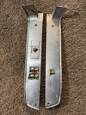 1966-67 Buick Riviera Deluxe Power Window Switch Bezels Pair Complete 454448189
