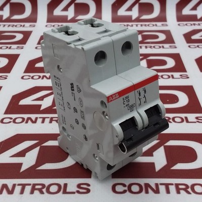 2CDS252001R0104 | ABB | (S202-C10) Circuit Breaker 2 Pole 10A, Used