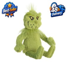 Aurora Dr. Seuss Grinch Stuffed Animal 8" Plush Toy - Officially Licensed