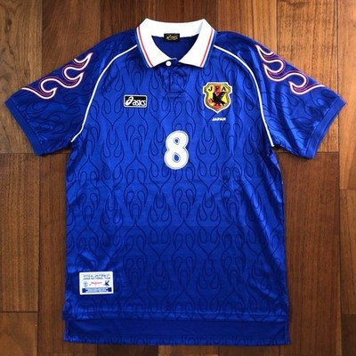 ウェア 98s #8 NAKATA japan soccer uniform shirt Nakata 8 O Japan National Team Home 1998 Football Shirt Jersey