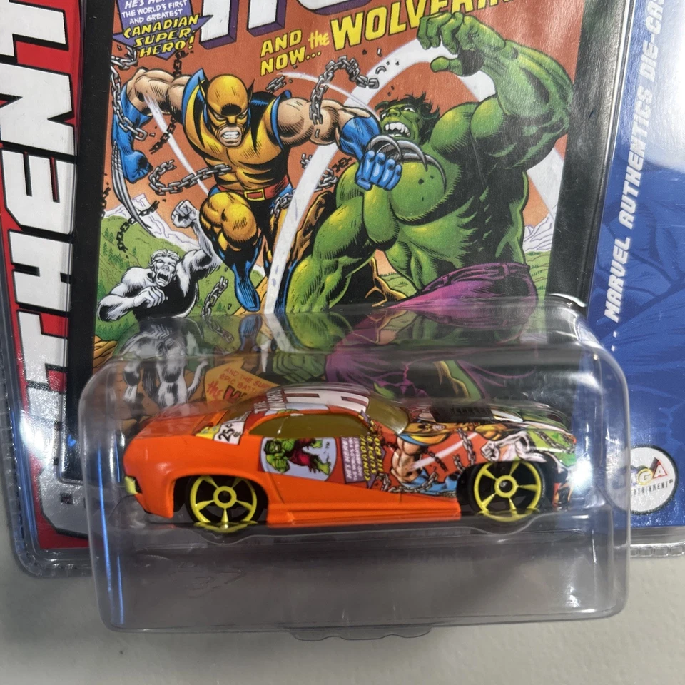 The Incredible Hulk and Wolverine- MGA Marvel Authentics Die Cast Series Car New - Image 3 of 4