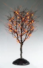 Lemax Dry Tree With Orange Lights (Battery Operated) 54520 NEW 2025 Free Ship