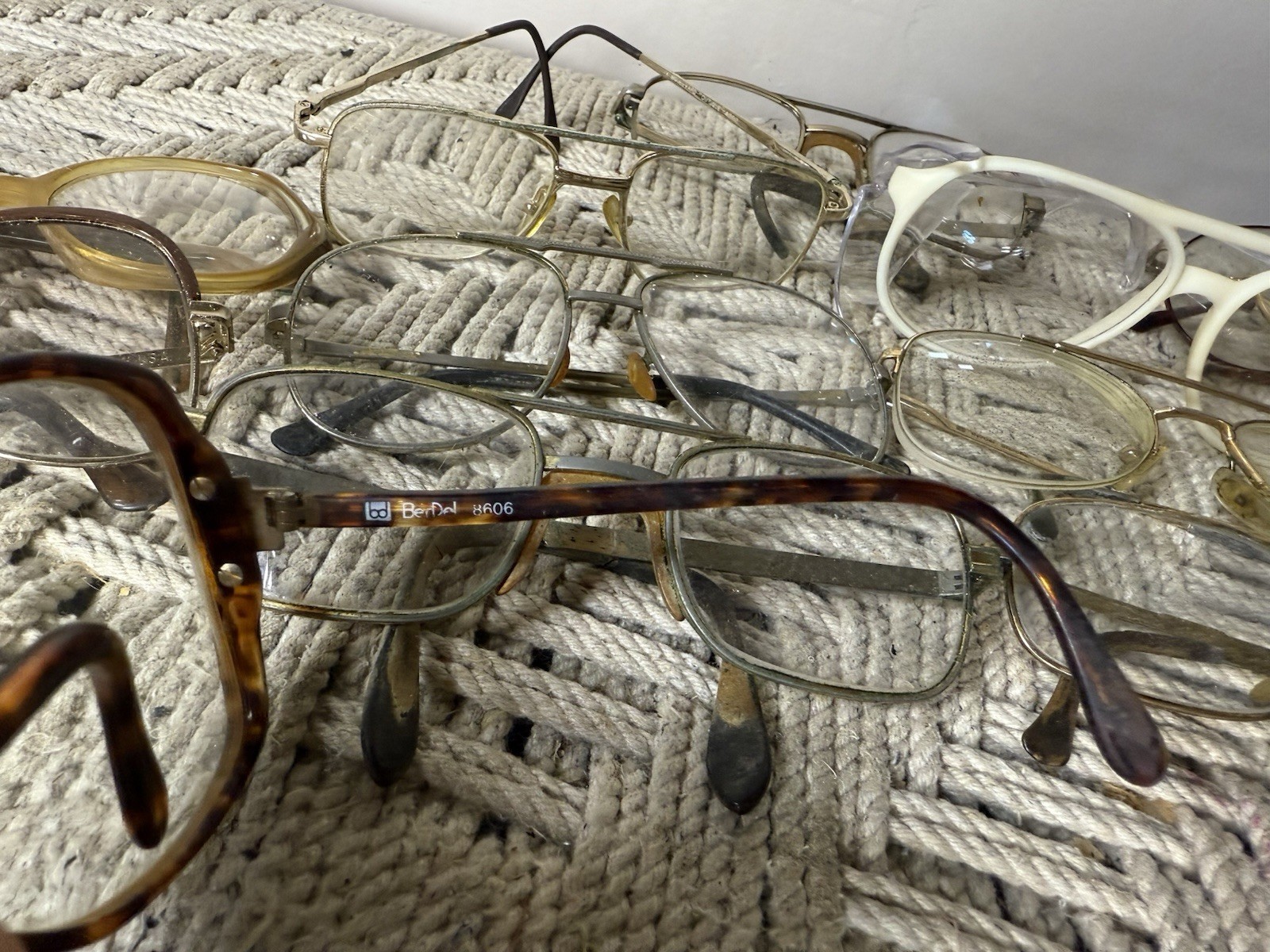 🍊Vintage MCM Lot of Eye Glass Frames w/ Lenses Variety of Brands & Styles!