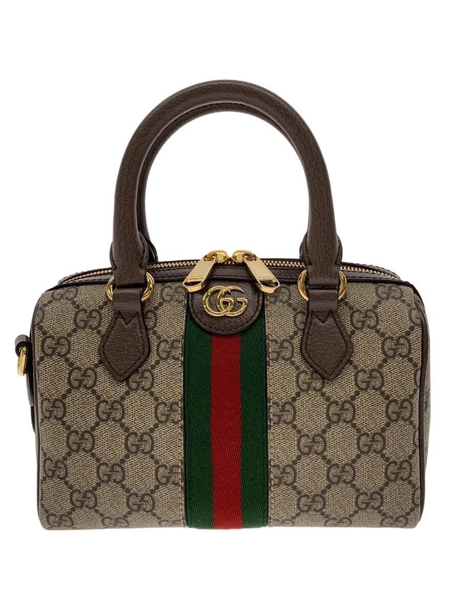 GUCCI Handbag Mini Top Handle Bag Ofidia Leather BRW Total Pattern Used