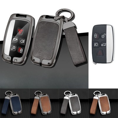 Zinc Alloy Leather TPU Car Key Case Cover For Land Rover Range Rover LR2 Evoque